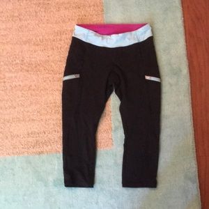 Ivivva Girls Cropped Leggings Size 12